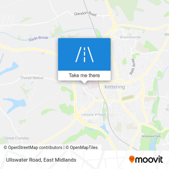 Ullswater Road map