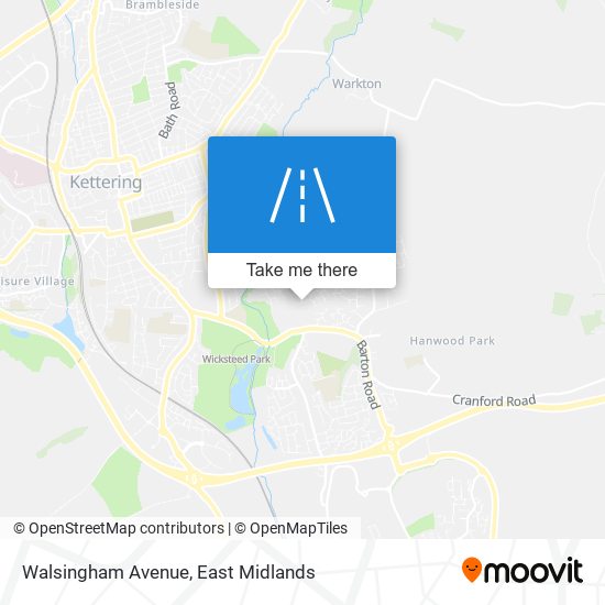 Walsingham Avenue map