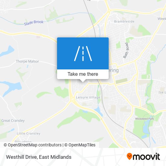 Westhill Drive map