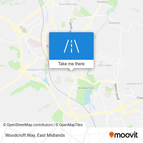 Woodcroft Way map