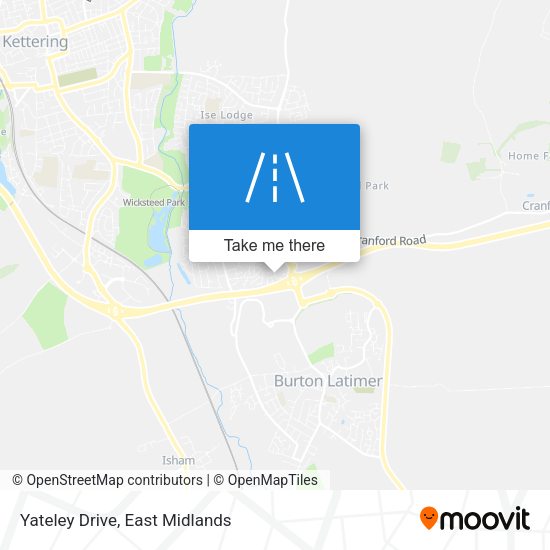 Yateley Drive map