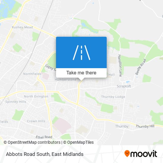 Abbots Road South map