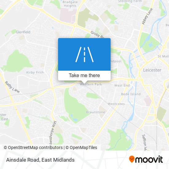 Ainsdale Road map