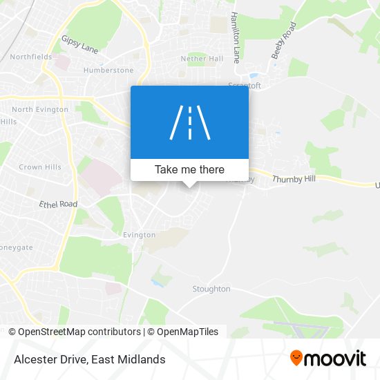 Alcester Drive map