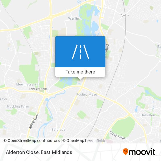 Alderton Close map