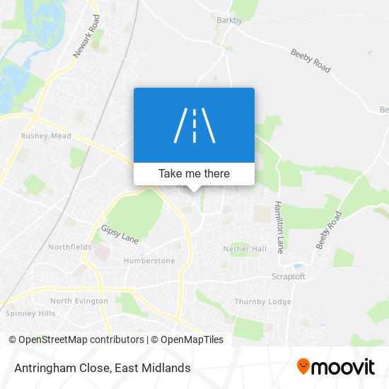 Antringham Close map