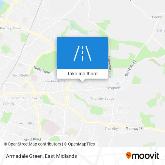 Armadale Green map