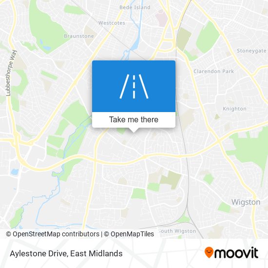 Aylestone Drive map