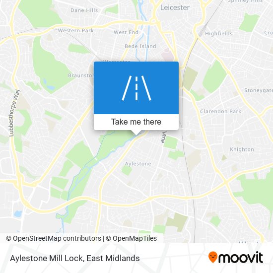 Aylestone Mill Lock map