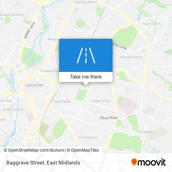 Baggrave Street map