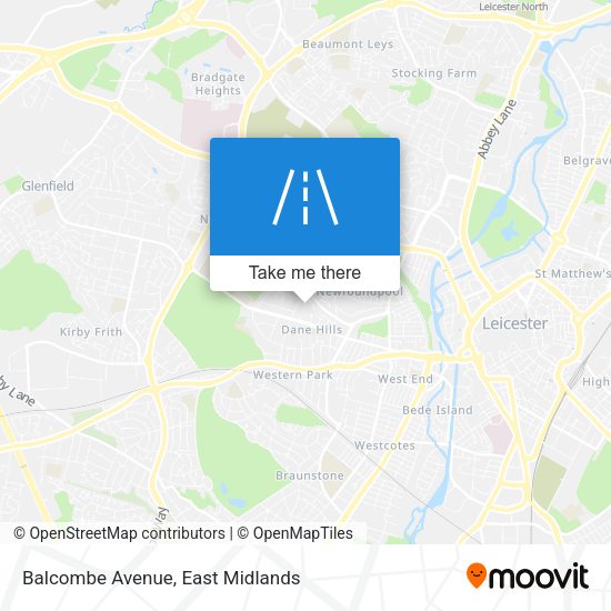 Balcombe Avenue map