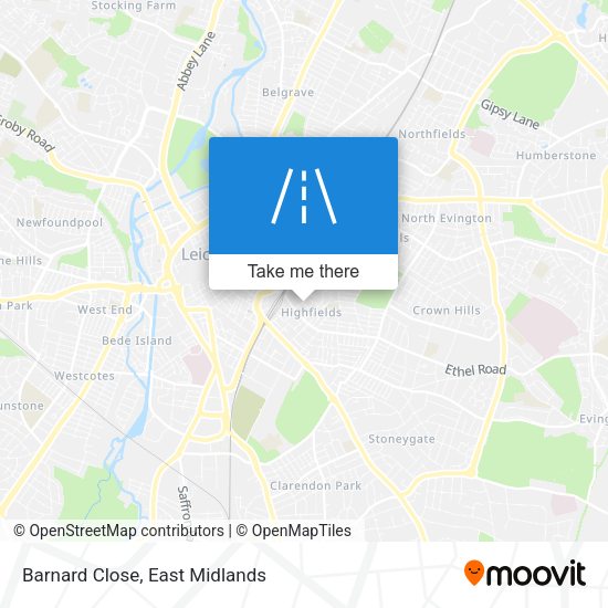 Barnard Close map