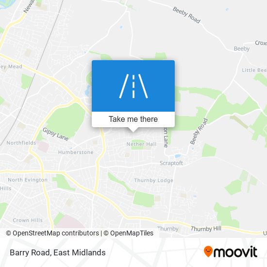 Barry Road map