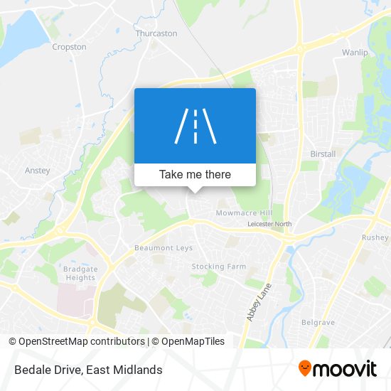 Bedale Drive map