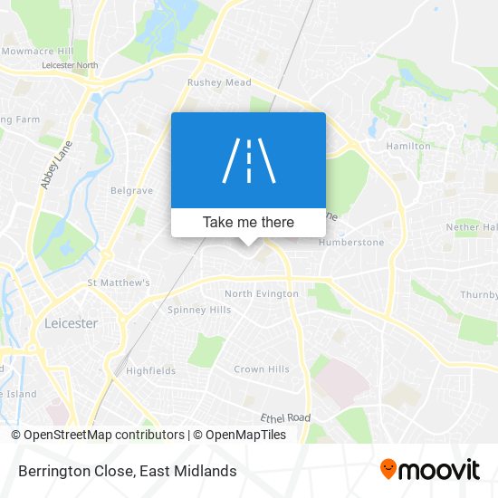 Berrington Close map