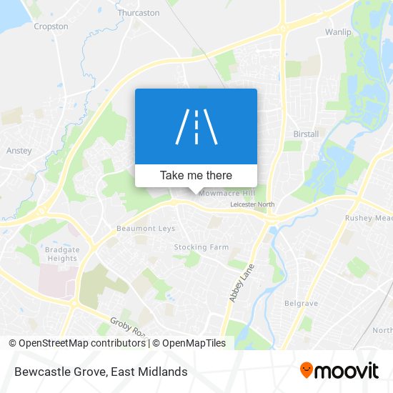 Bewcastle Grove map