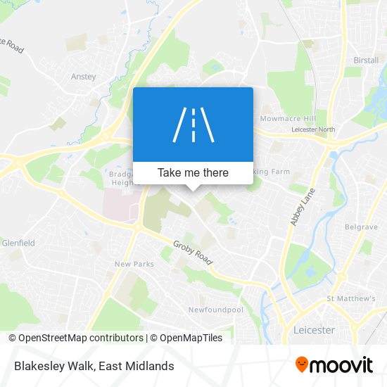 Blakesley Walk map