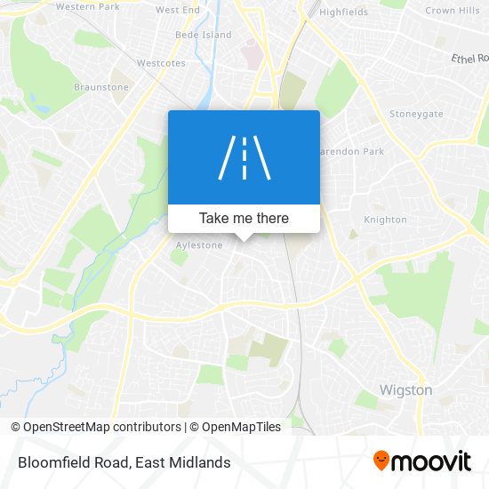 Bloomfield Road map