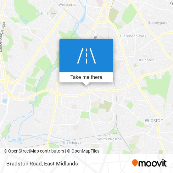 Bradston Road map