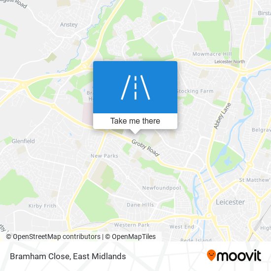 Bramham Close map