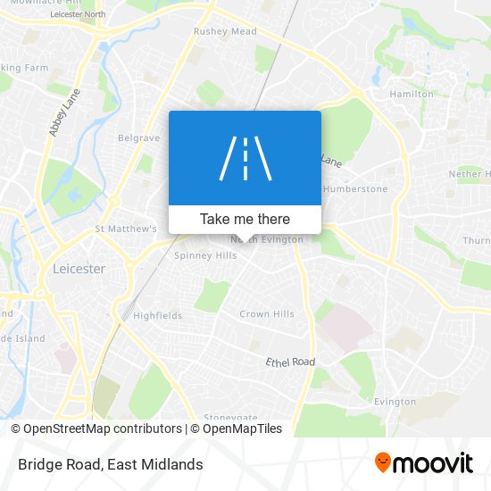 Bridge Road map