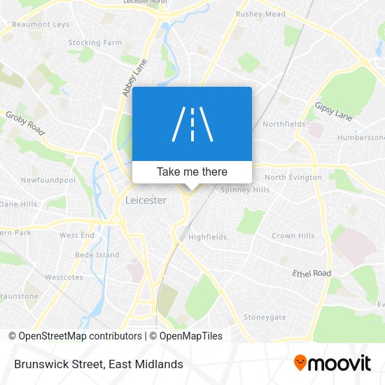 Brunswick Street map