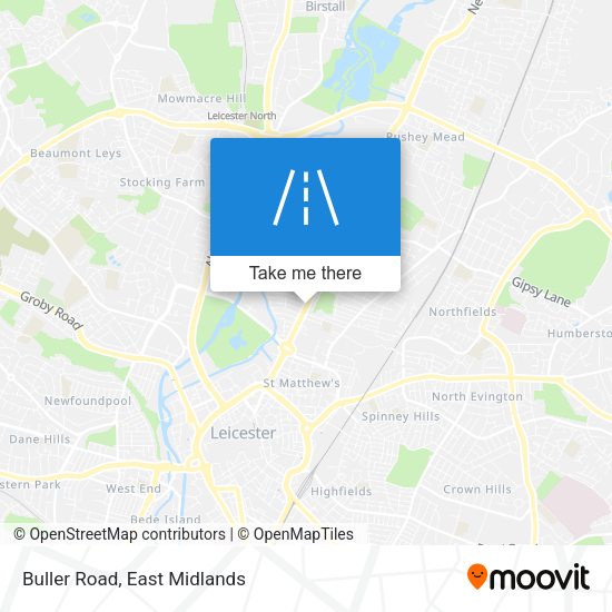 Buller Road map