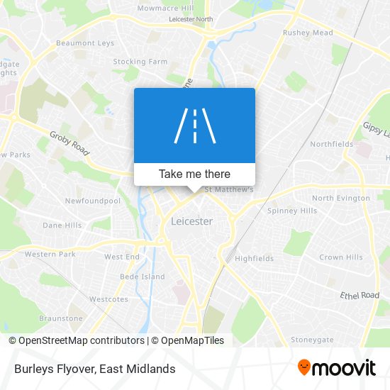 Burleys Flyover map