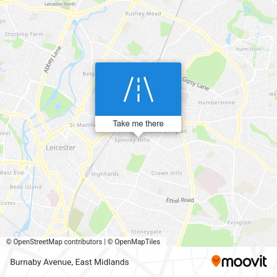 Burnaby Avenue map