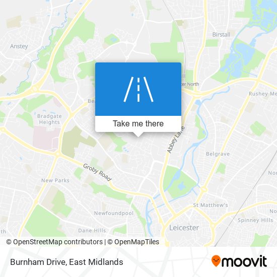 Burnham Drive map