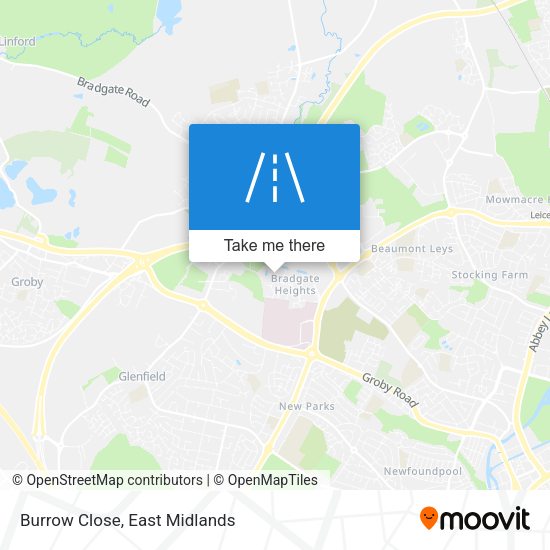 Burrow Close map
