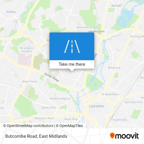 Butcombe Road map