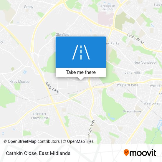 Cathkin Close map