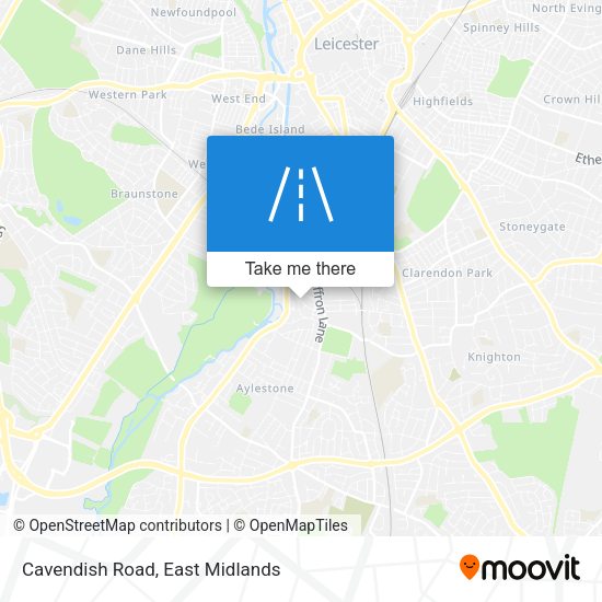 Cavendish Road map