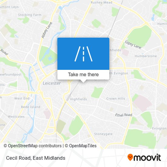 Cecil Road map