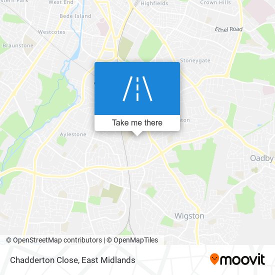 Chadderton Close map