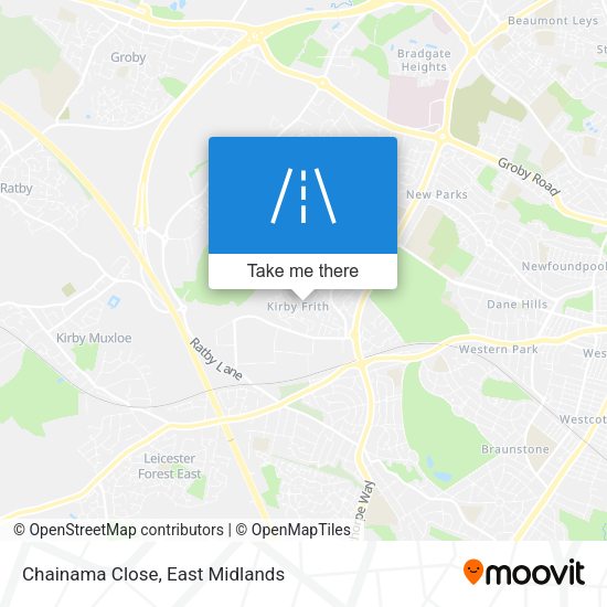 Chainama Close map