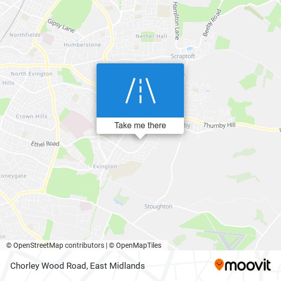 Chorley Wood Road map