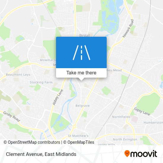 Clement Avenue map