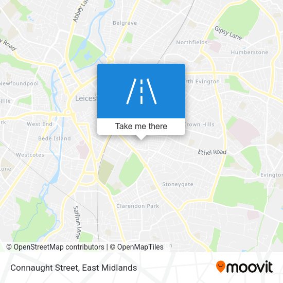 Connaught Street map
