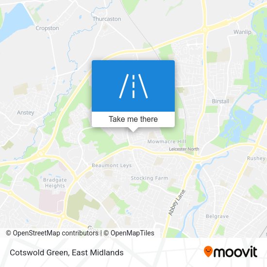 Cotswold Green map