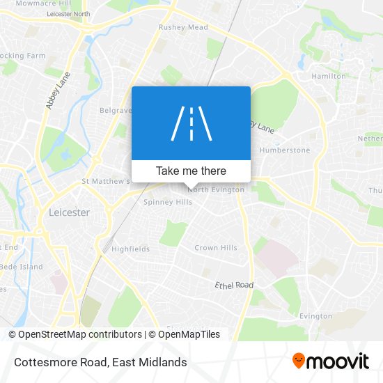 Cottesmore Road map