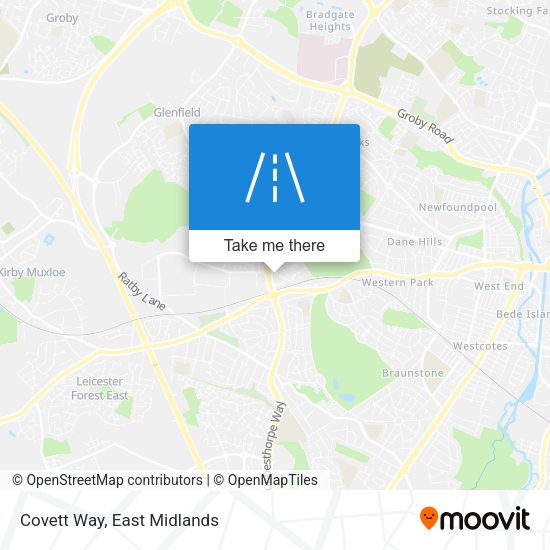 Covett Way map