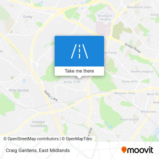 Craig Gardens map