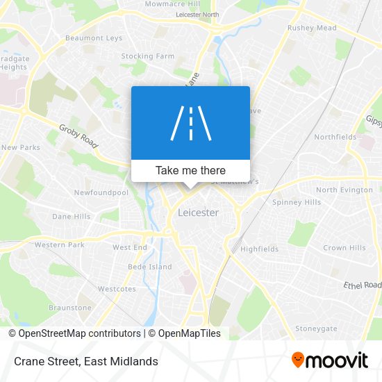 Crane Street map