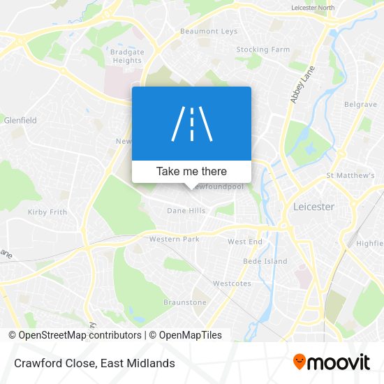 Crawford Close map