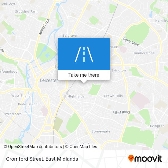 Cromford Street map