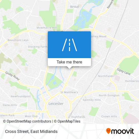 Cross Street map
