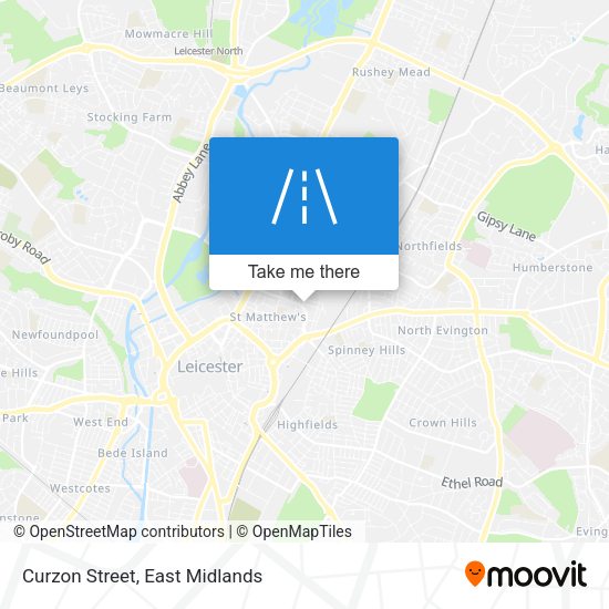 Curzon Street map