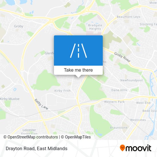 Drayton Road map